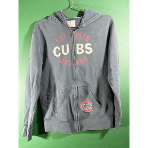 Chicago Cubs - Banner Supply Co - Boys Long Sleeve Logo Full Zip Hoodie - Size X